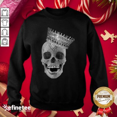 Premium Skull Queen Diamond Sweatshirt - Design By Refinetee.com