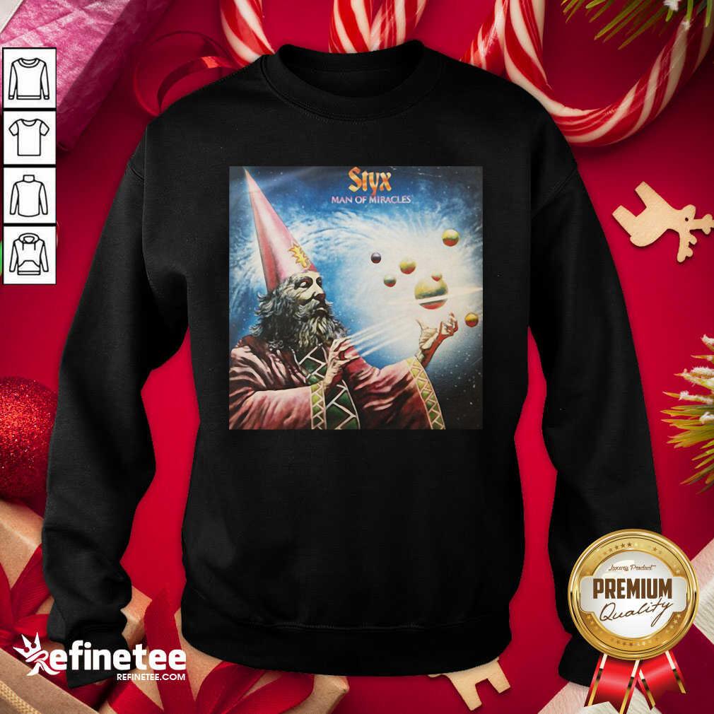 Premium Styx Man Of Miracles Solar System Sweatshirt - Design By Refinetee.com Styx Man Of Miracles Solar System Sweatshirt - Design By Refinetee.com