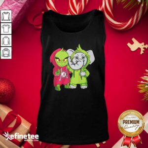 Pro Baby Grinch Baby Elephant Peace Alabama Crimson Tide Tank Top - Design By Refinetee.com