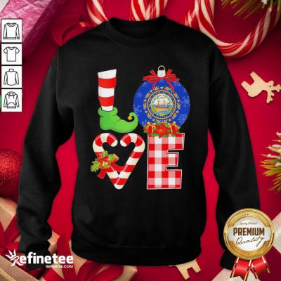 Pro Elf Love Seal Of The State Of Hampshire 1776 Christmas Sweatshirt - Design By Refinetee.com Elf Love Seal Of The State Of Hampshire 1776 Christmas Sweatshirt - Design By Refinetee.com