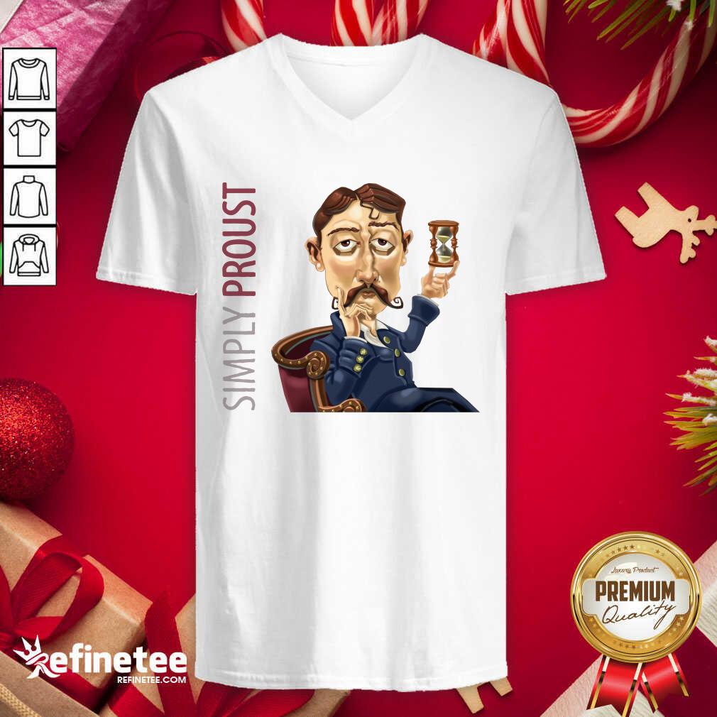 So Beautiful Simply Proust 2020 V-neck - Design By Refinetee.com Simply Proust 2020 V-neck - Design By Refinetee.com