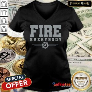 Super Nice Fire Everybody Fire Dept V-neck - Design By Refinetee.com