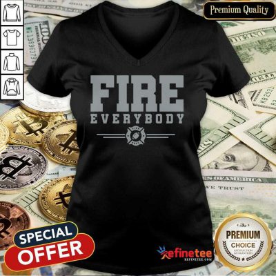 Super Nice Fire Everybody Fire Dept V-neck - Design By Refinetee.com
