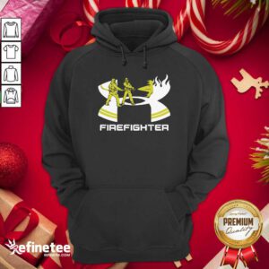 Super Nice Firefighter Under Armour Hoodie - Design By Refinetee.com
