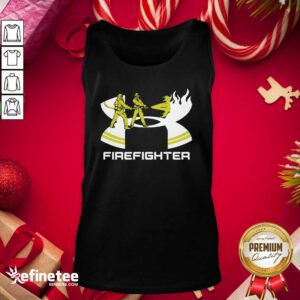 Super Nice Firefighter Under Armour Tank Top - Design By Refinetee.com