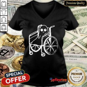 Super Nice Ghost Vampire Girl V-neck - Design By Refinetee.com