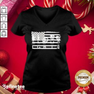 Super Nice Liberty Guns Beer Trump BBQ V-neck - Design By Refinetee.com