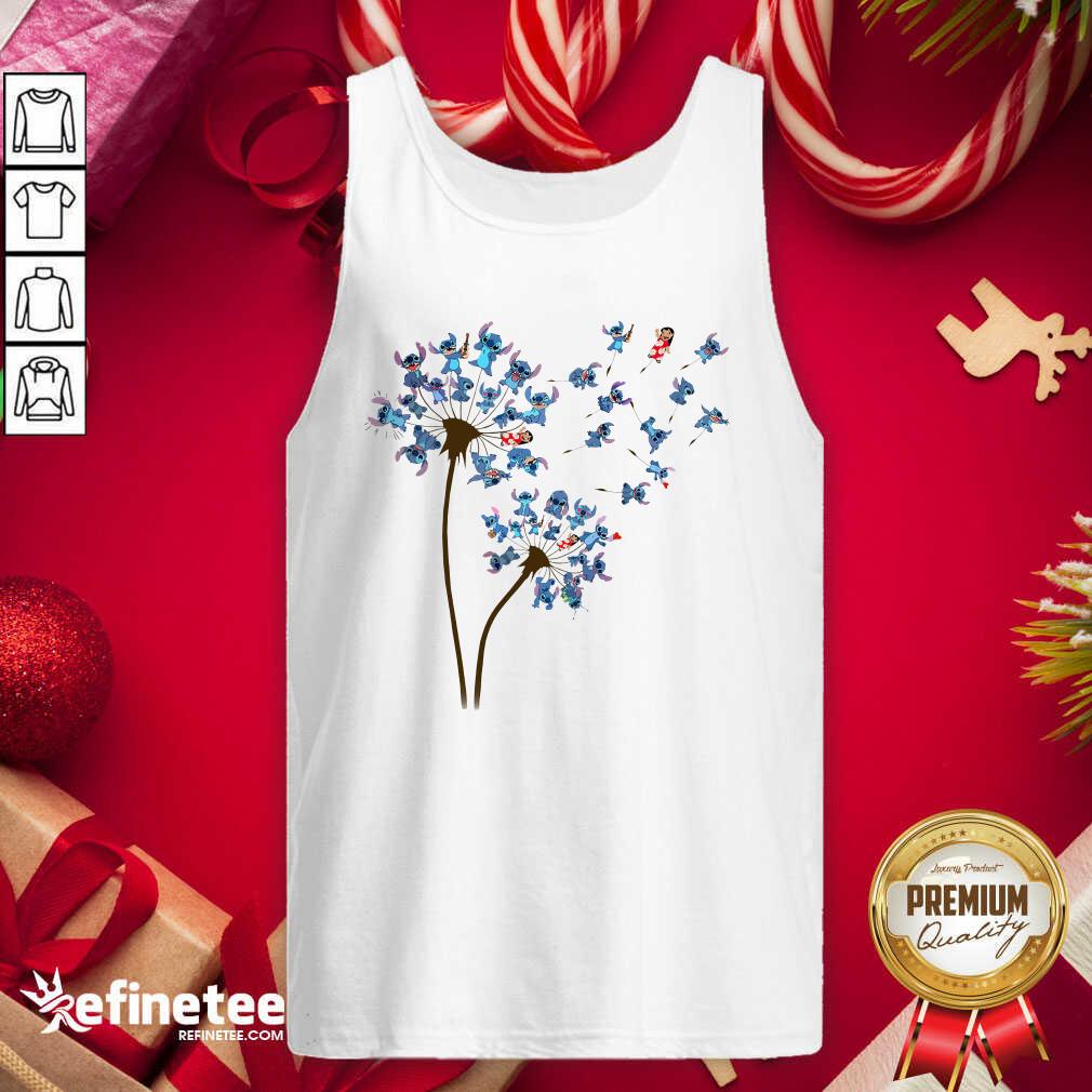Super Nice Stitch Dandelion 2020 Tank Top - Design By Refinetee.com