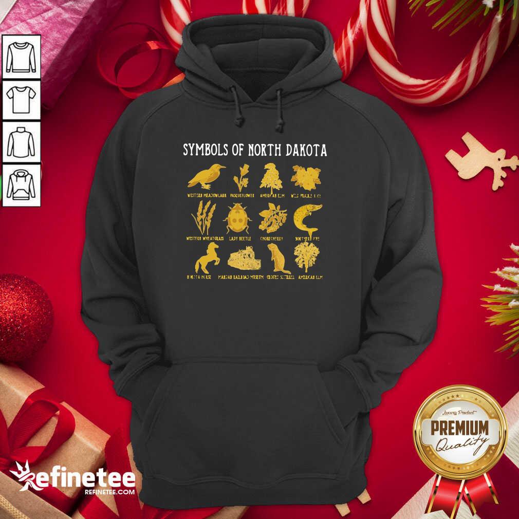 Super Nice Symbols Of North Dakota Hoodie - Design By Refinetee.com Symbols Of North Dakota Hoodie - Design By Refinetee.com