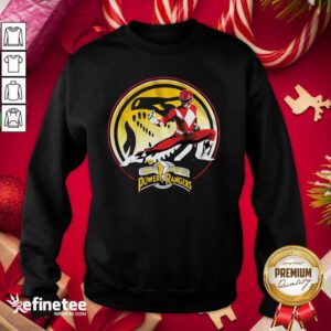 Super Nice Tyrannosaurus Power Coin Mighty Morphin Power Rangers Sweatshirt - Design By Refinetee.com