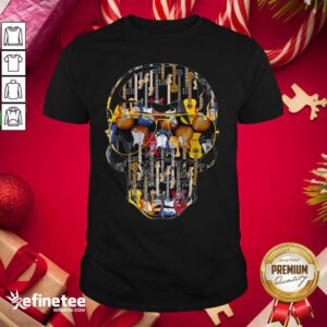 Supper Nice Skull Guitars Shirt - Design By Refinetee.com