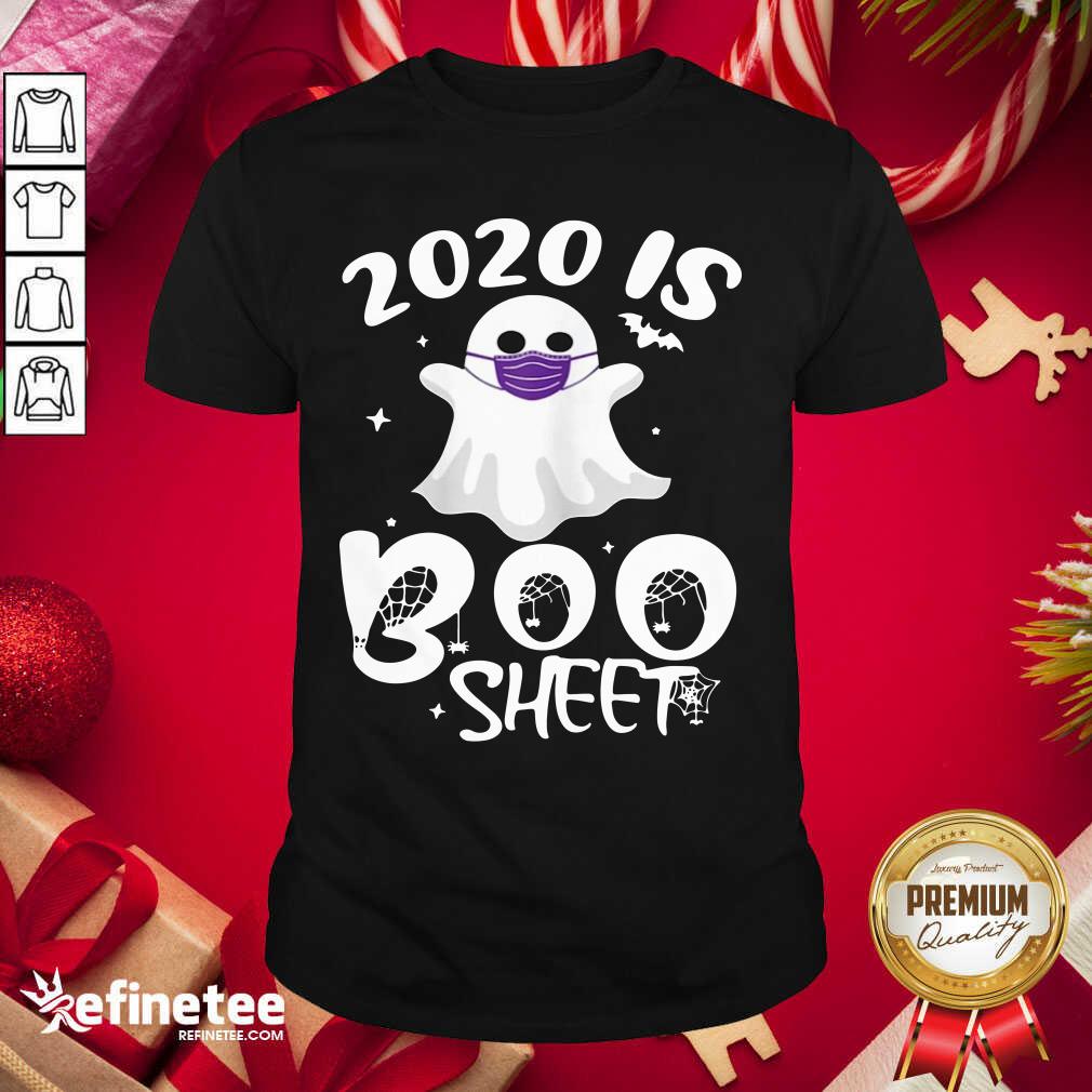 Top 2020 Is Boo Ghost Wear Mask Halloween Shirt - Design By Refinetee.com