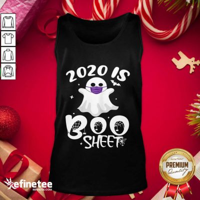 Top 2020 Is Boo Ghost Wear Mask Halloween Tank Top - Design By Refinetee.com
