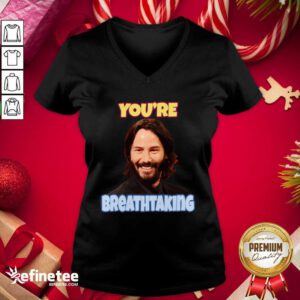 Top John Wick You’re Breathtaking V-neck - Design By Refinetee.com