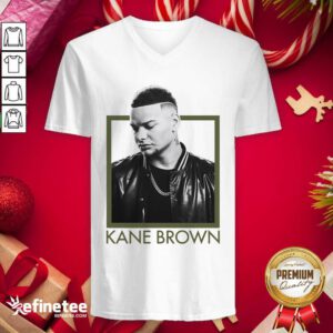 Top Kane Brown Merch Kb Photo V-neck - Design By Refinetee.com
