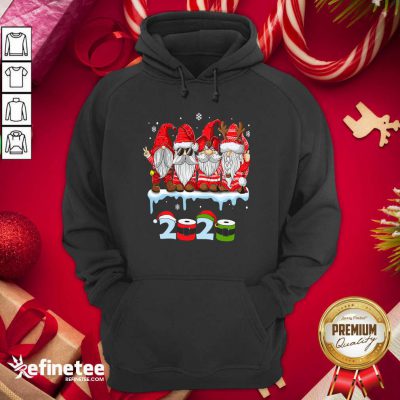 Top Merry Christmas Gnomes Wear Mask 2020 Quarantine Xmas Hoodie - Design By Refinetee.com