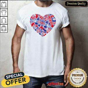 Wonderful List Of British Symbols Composed In Love Sign Shirt - Design By Refinetee.com