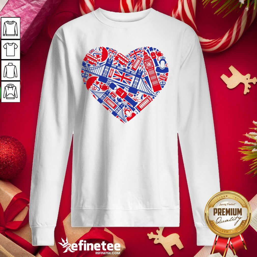 Wonderful List Of British Symbols Composed In Love Sign Sweatshirt - Design By Refinetee.com List Of British Symbols Composed In Love Sign Sweatshirt - Design By Refinetee.com