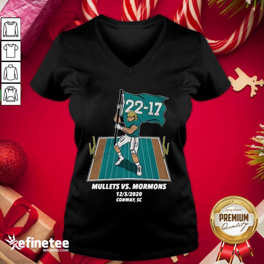Wonderful Mullets Vs Mormons V-neck - Design By Refinetee.com Mullets Vs Mormons V-neck - Design By Refinetee.com