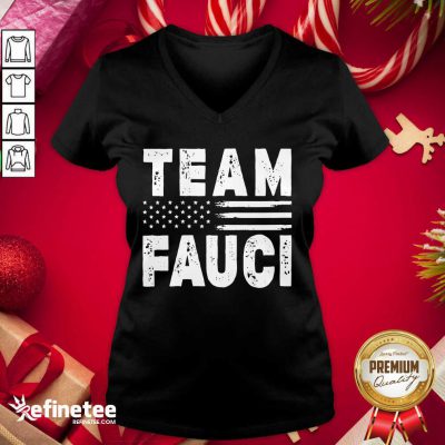 Wonderful Team Fauci Face Mask American Flag V-neck - Design By Refinetee.com Team Fauci Face Mask American Flag V-neck - Design By Refinetee.com