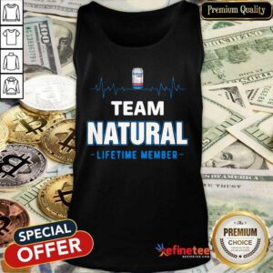 Hot Team Natural Lifetime Member Tank Top - Design By Refinetee.com
