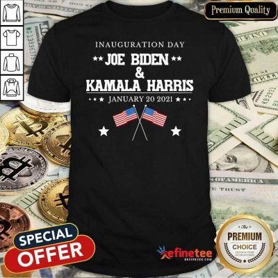 Perfect Joe Biden And Kamala Harris Inauguration Day 2021 Retro American Flag Shirt