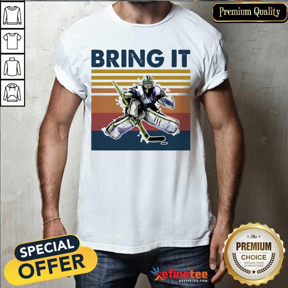 Attractive Hockey Bring It Vintage Shirt - Design By Refinetee.com