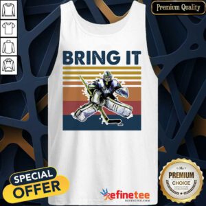 Attractive Hockey Bring It Vintage Tank Top - Design By Refinetee.com