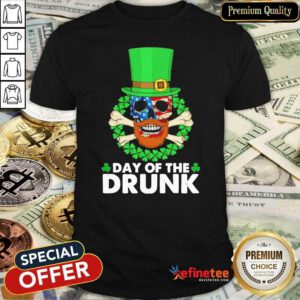 Attractive Skull Face Mask American Flag Day Of The Drunk Shirt - Design By Refinetee.com