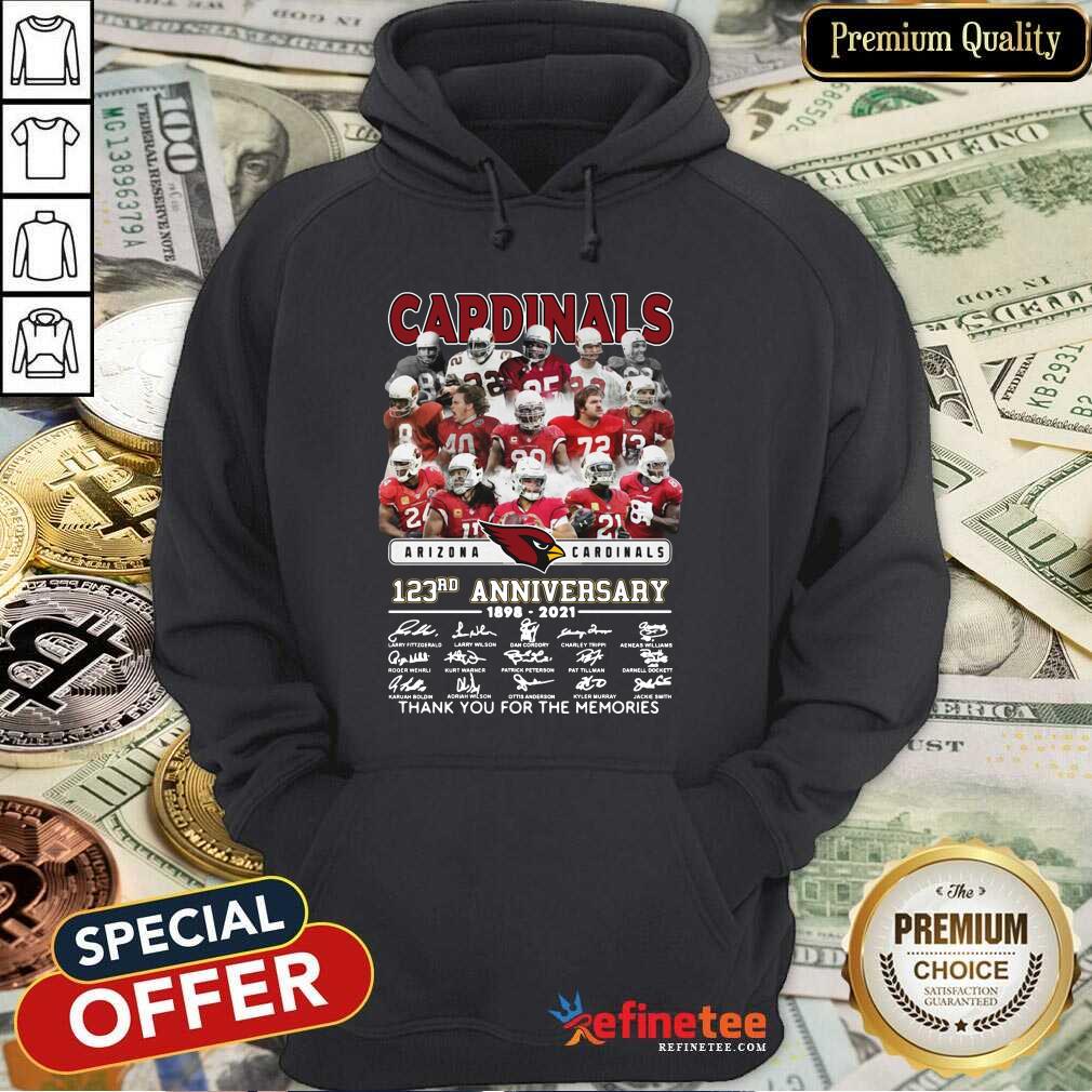 Attractive St Louis Cardinals 123rd Anniversary Thank You For The Memories Signatures Hoodie - Design By Refinetee.com St Louis Cardinals 123rd Anniversary Thank You For The Memories Signatures Hoodie - Design By Refinetee.com