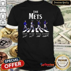 Beautiful The Mets Players Abbey Road 2021 Signatures Shirt