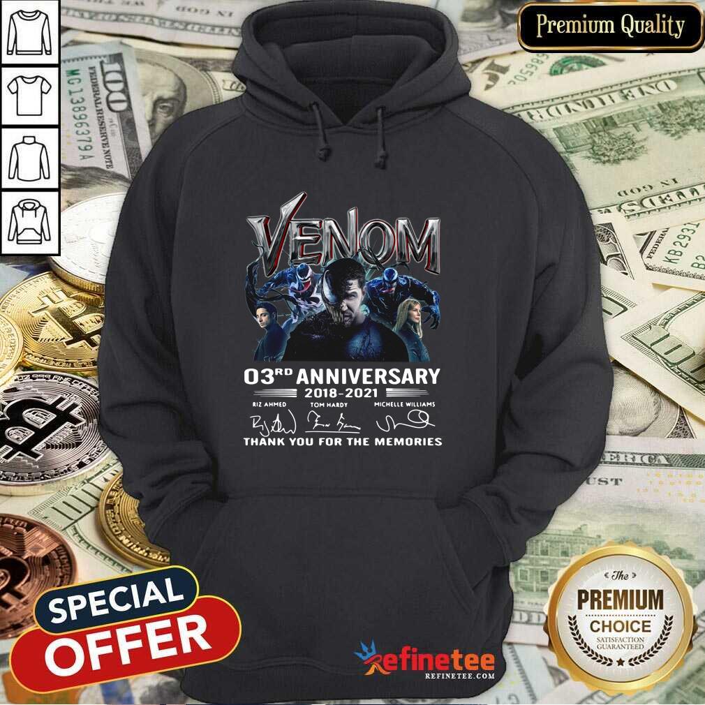 Cool Venom 03rd Anniversary Thank You For The Memories Signatures Hoodie Cool Venom 03rd Anniversary Thank You For The Memories Signatures Hoodie