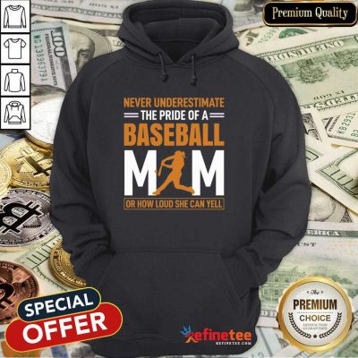 Cute MIM De Baseball Quel Point Elle Peut Crier Fort Tata Hoodie - Design By Refinetee.com