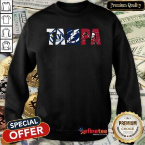 Cute Tampa sports Tampa Bay Rays Tampa Bay Lightning Tampa Bay Buccaneers Sweatshirt