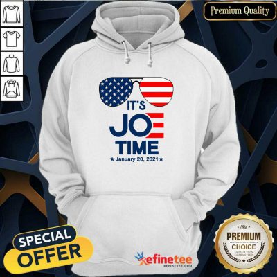 Excellent Glasses American Flag It’s Joe Time January 20 2021 Hoodie