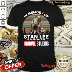 Fantastic In Memory Of Stan Lee November 12 2018 Marvel Studios Signature Vintage Retro Shirt - Design By Refinetee.com