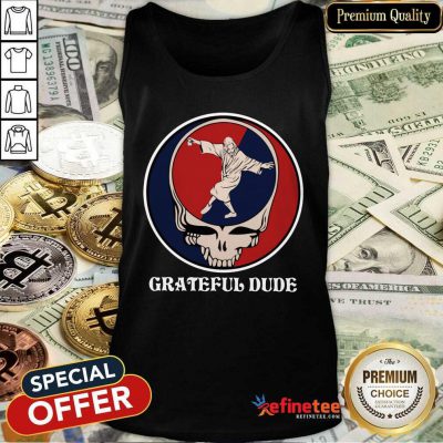 Fantastic Jesus In Grateful Dude Tank Top