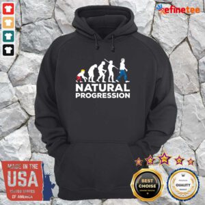 Funny Evolution Anti Trump Natural Progression 2020 Hoodie