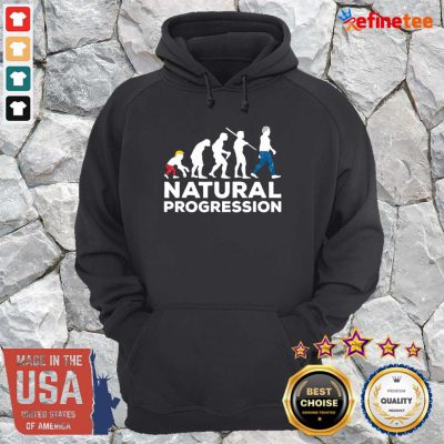Funny Evolution Anti Trump Natural Progression 2020 Hoodie