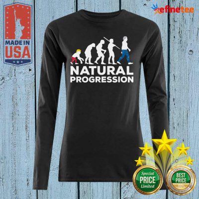 Funny Evolution Anti Trump Natural Progression 2020 Long-sleeved