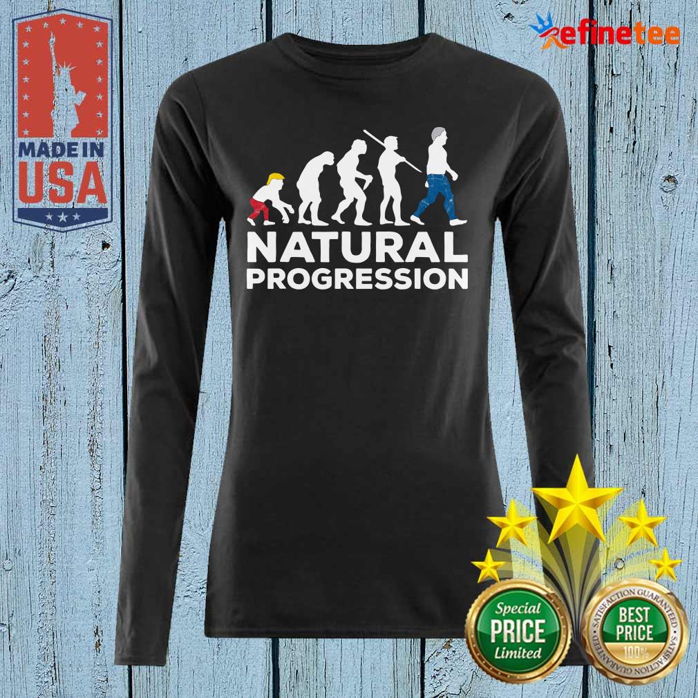 Funny Evolution Anti Trump Natural Progression 2020 Long-sleeved Funny Evolution Anti Trump Natural Progression 2020 Long-sleeved