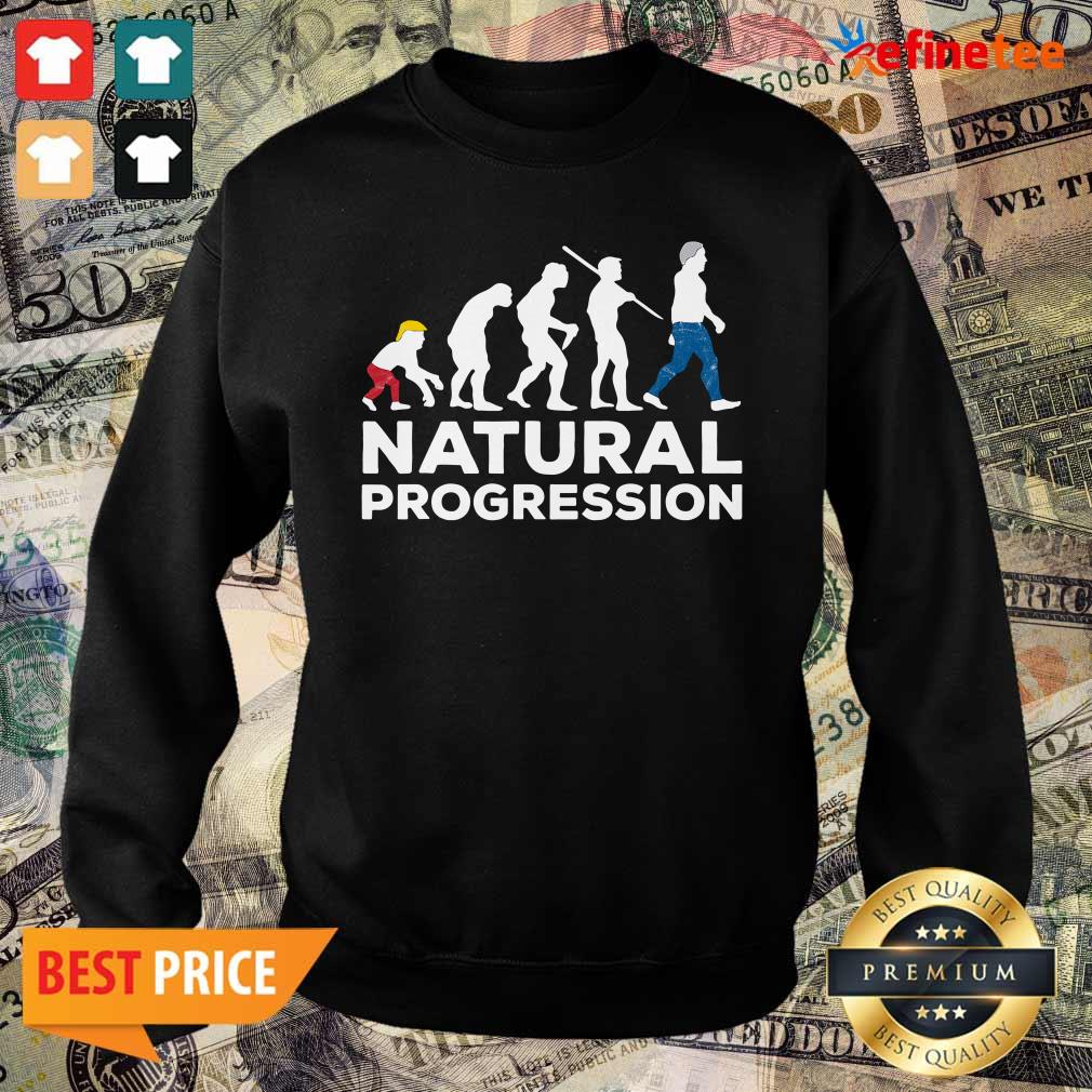 Funny Evolution Anti Trump Natural Progression 2020 Sweater Funny Evolution Anti Trump Natural Progression 2020 Sweater