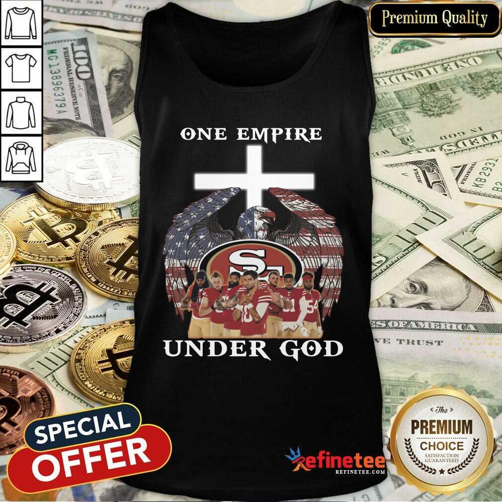 Funny One Empire Under God San Feancisco American Flag Eagle Tank Top Funny One Empire Under God San Feancisco American Flag Eagle Tank Top