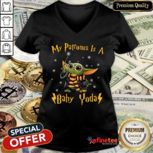 Good My Patronus Is A Baby Yoda 2021 V-neck