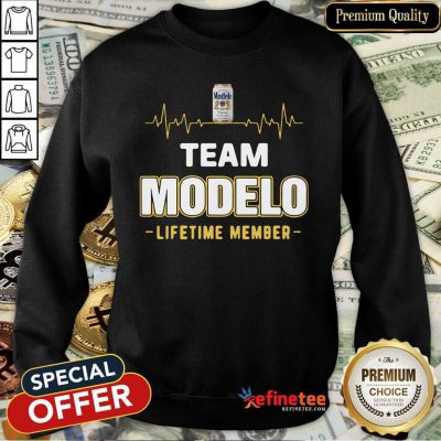 Good Team Modelo Lifetime Member Sweatshirt - Design By Refinetee.com