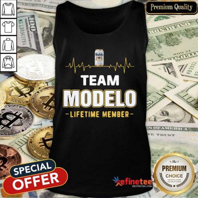 Good Team Modelo Lifetime Member Tank Top - Design By Refinetee.com