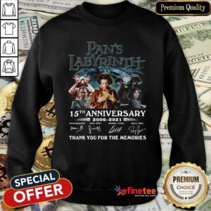 Great Labyrinth 15th Anniversary Thank You For The Memories Signatures Sweatshirt