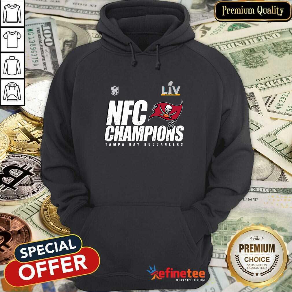 Great NFC Champions Tampa Bay Buccaneers Super Bowl LV Hoodie Great NFC Champions Tampa Bay Buccaneers Super Bowl LV Hoodie