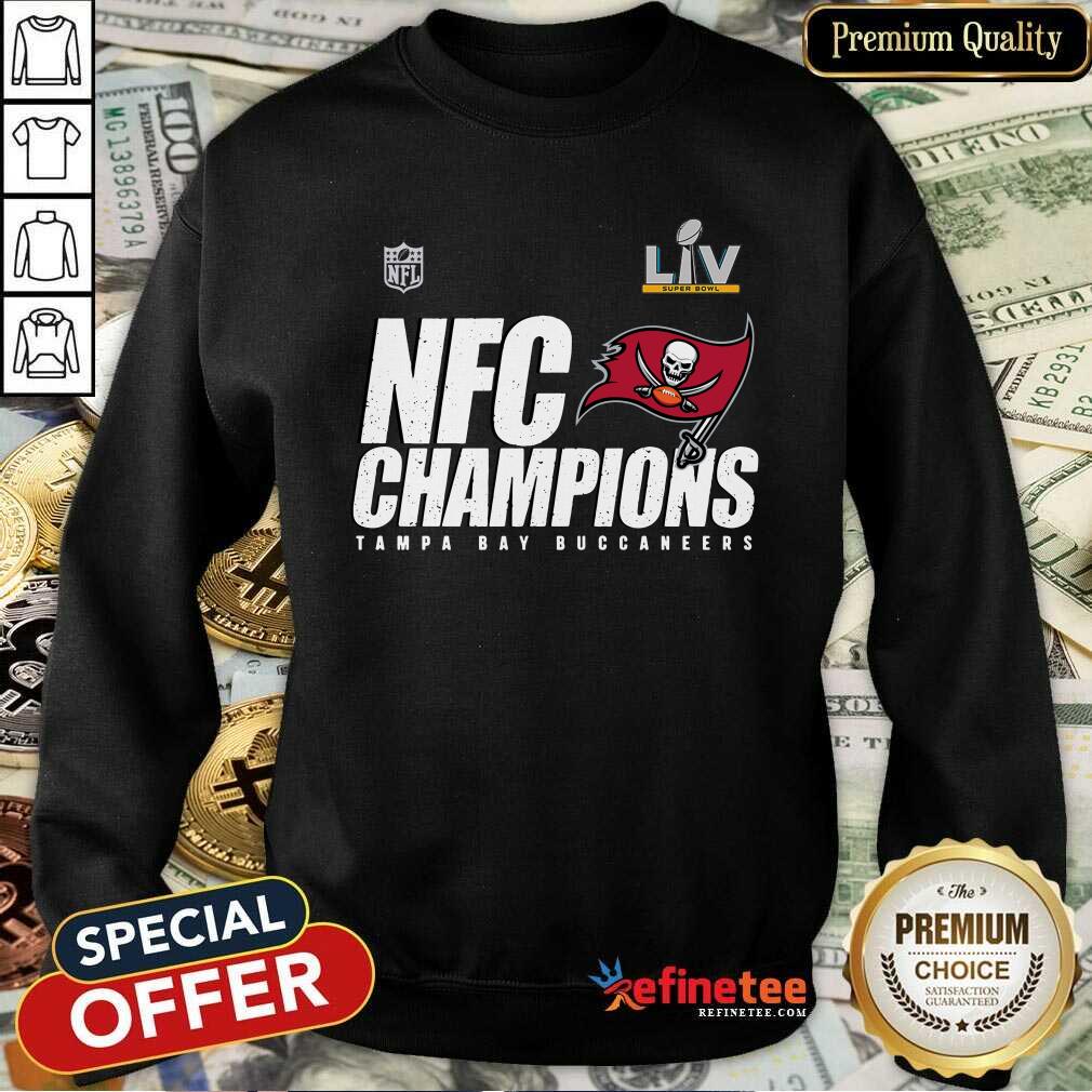 Great NFC Champions Tampa Bay Buccaneers Super Bowl LV Sweatshirt Great NFC Champions Tampa Bay Buccaneers Super Bowl LV Sweatshirt