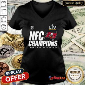 Great NFC Champions Tampa Bay Buccaneers Super Bowl LV V-neck